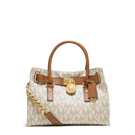 michael kors hamilton vanilla rose gold|Michael Kors Hamilton medium.